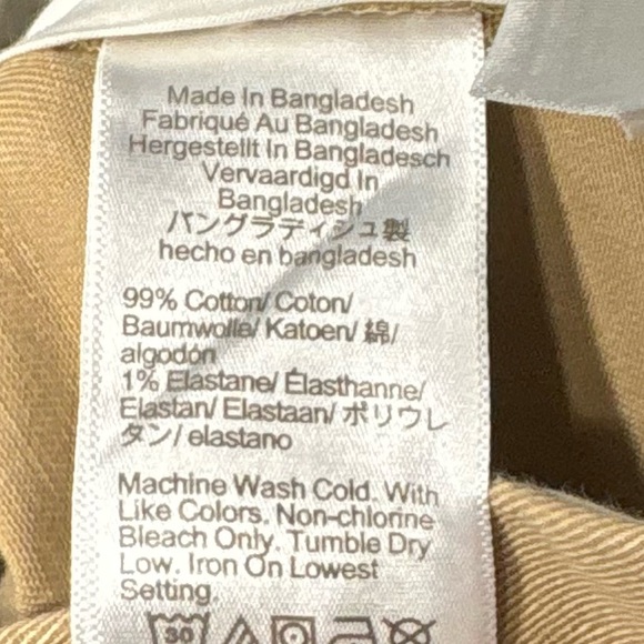 J. Crew Khaki 7 Inch Inseam Shorts Size 30 - Picture 5 of 6